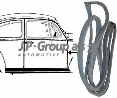 JP GROUP 8185700280 -  Уплотнение двери